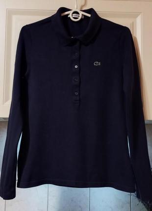 Футболка лонгслів поло lacoste оригінал франція p 38