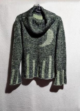 Теплый свитер размер l