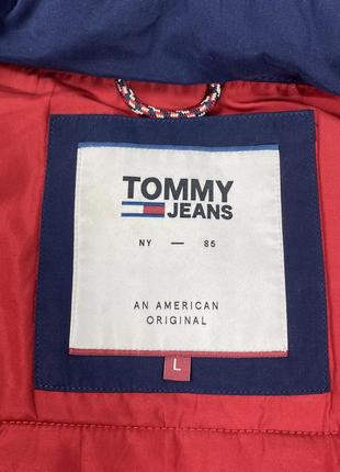 Пуховик Tommy jeans оригинал размер л мужской5 фото