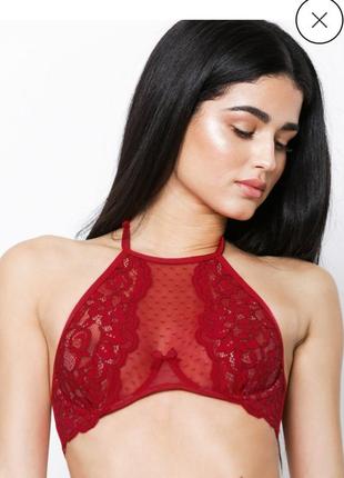 Бюстгальтер мереживний халтер hunkemoller briella bra