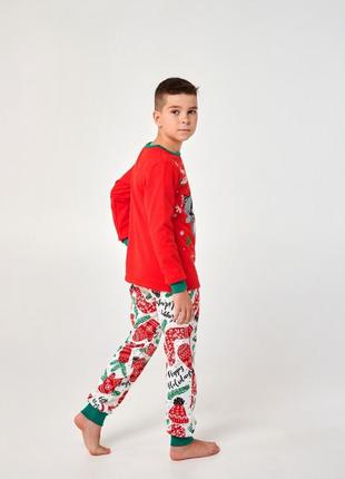 Детская пижама |  с начесом | 100% хлопок | 134,140  | идеальный новогодний подарок для мальчика smil4 фото