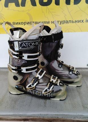 Чоловічі гірськолижні ботінки, жіночі черевики лижні atomic 41-42р ( 26-26.5см )1 фото