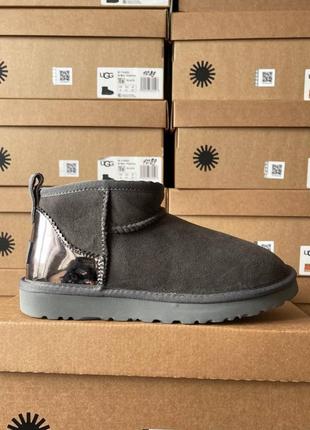 Уггі угги уги угі ugg ultra mini grey lacquer
