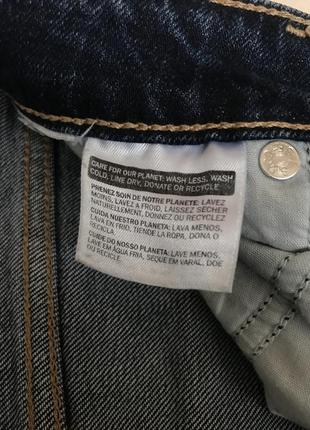 Укорочені джинси levi's 721 з необробленим кроєм7 фото