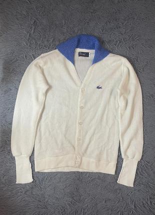 Lacoste izod стильний вінтажний светр кардиган