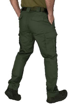 Штани тактичні чоловічі зносостійкі похідні штани для силових структур kombat xxxl-long олива ku-224 фото
