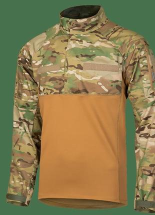 Рубашка тактическая полевая износостойкая летне-весенняя рубашка kombat xxxl multicam/койот ku-22