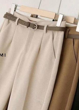 Жіночі штани вовна брюки мод.9905 шерсть (42-44, 44-46, 48-50 великі розміри батал)2 фото