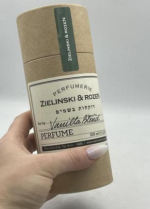 Zielinski & rozen vanilla blend парфюмированная вода 100мл