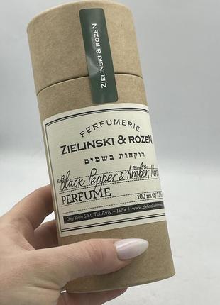 Zielinski rozen black pepper & amber, neroli парфюмированная вода 100мл