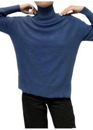 Кашемировый шерстяной свитер гольф три размера2 фото