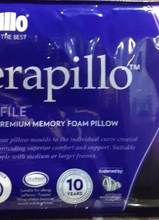 Подушки ортопедические с memori - пеной dunlopillo (сша).