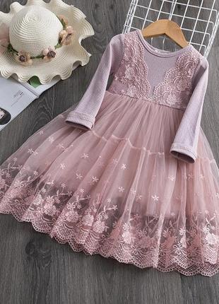 Дитяча мережевна сукня