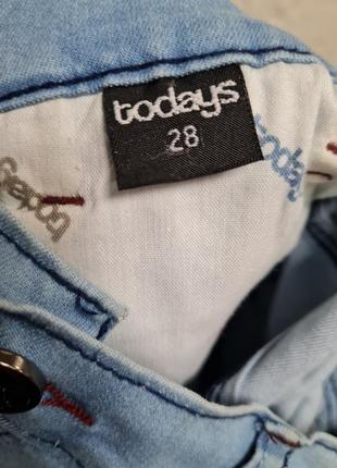 Детские брендовые джинсовые штанишки б/у10 фото