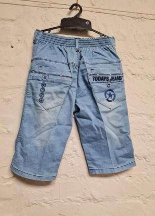 Детские брендовые джинсовые штанишки б/у6 фото