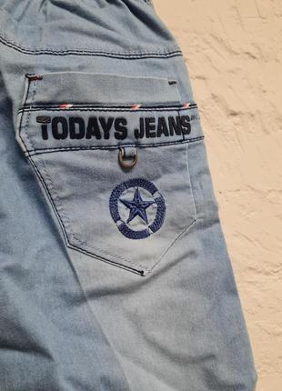 Детские брендовые джинсовые штанишки б/у8 фото