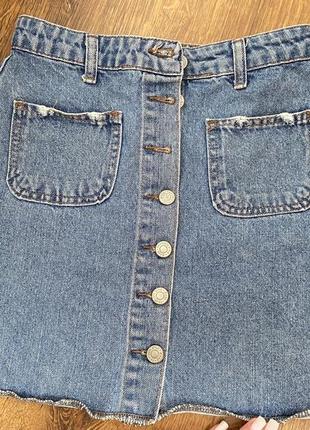 Женская джинсовая юбочка