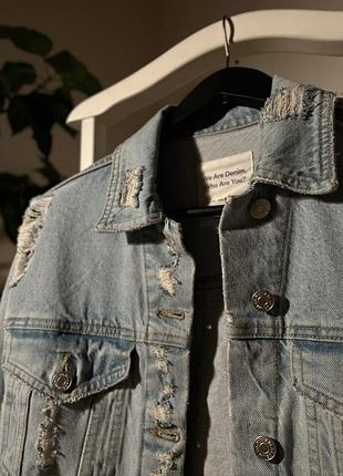 Джинсова куртка pull&bear 3