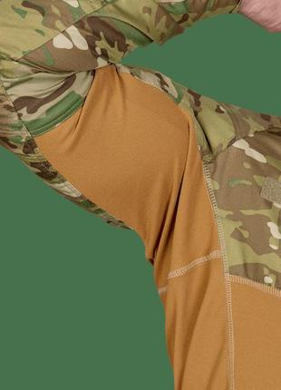 Сорочка армійська бойова тактична дихаюча сорочка для військових підрозділів ubacs xl multicam/койот tr-4410 фото