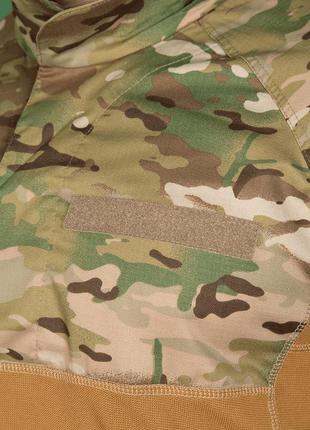 Сорочка армійська бойова тактична дихаюча сорочка для військових підрозділів ubacs xl multicam/койот tr-448 фото