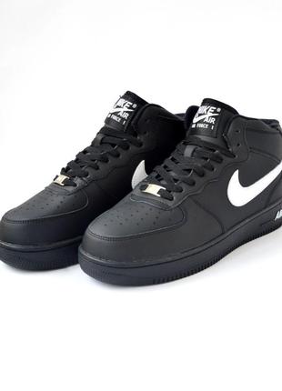 6253 nike air force кросівки чоловічі найк аір форс кроссовки мех зима