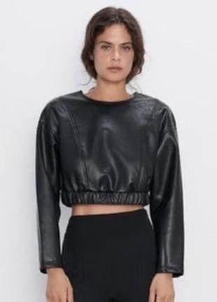 Сорочка шкірзам zara