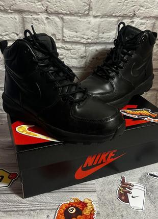 Женские кожаные ботинки nike manoa leather lunar force 1 duckboot