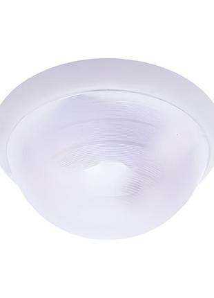 Світильник настінно-стельовий пластиковий кільця е27 білий