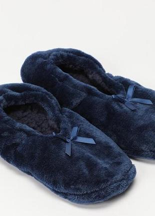 Lefties размер 39-40 (26 см) домашние тапочки носки меховые с нескользящей подошвой