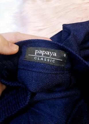 Классические брюки papaya прямого кроя6 фото