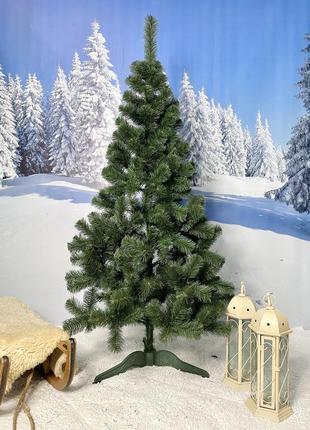 Ялинка штучна новорічна звичайна 180 см зелена1 фото