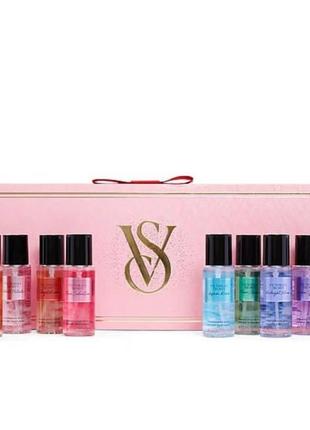 Подарунковий набір спреїв вікторія сікрет ultimate mist discovery set