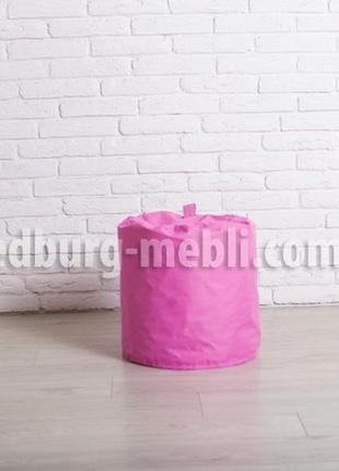 Пуфик діжечку | рожевий oxford2 фото