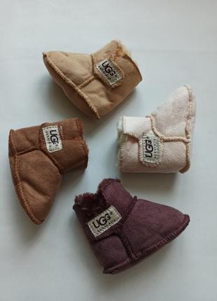 Ugg, уггі-пінетки на хутрі для дітей на вік від: 0 до 24 міс