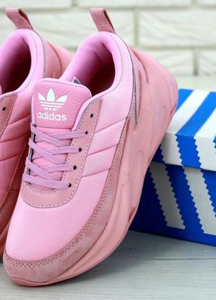 Adidas sharks pink, кросівки жіночі адідас, женские кроссовки адидас