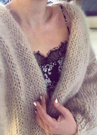 Кардиган оверсайз с поясом5 фото