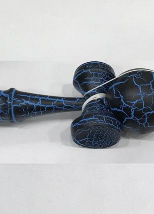 Іграшка kendama (кендама) beryou ootdty (чорно-синій) дерев'яна 18 см
