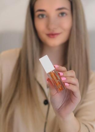 Доглядовий  блиск-бальзам  top beauty золотий