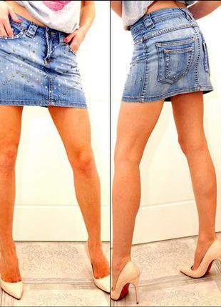 Джинсовая юбка revolt 9