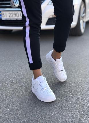 😍nike air force white😍жіночі білі кросівки/кеді найк, кросівки жіночі білі найк8 фото