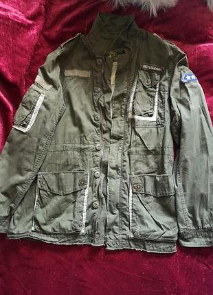 Крутая куртка милитари номерная tom wolfe s/m
