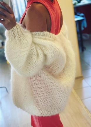 Нежный кремовый кардиган6 фото