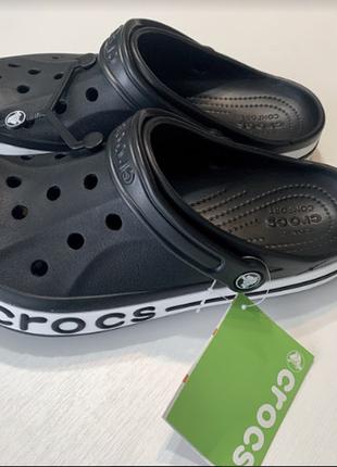 Чоловічі crocs bayaband black крокси чорного кольору