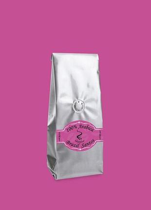 Кофе молотый arabica brazil santos 17/18 scr 200г. бесплатная доставка от 1кг!