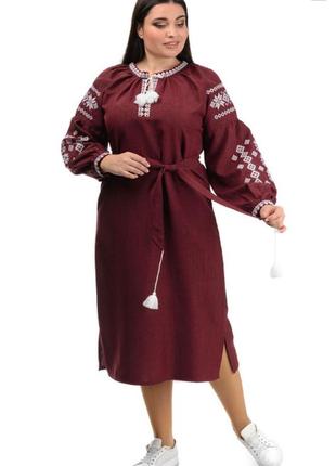 Жіноче плаття вишиванка, розміри s — 3xl1 фото