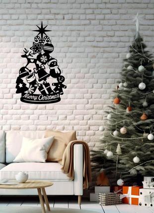 Декоративное настенное панно «новый год», декор на стену3 фото