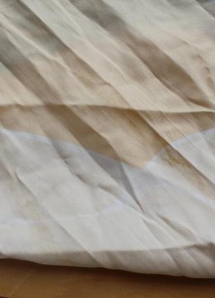 Модный шелковый роуль платок в кофейном цвете популярный бренд класса топ balenciaga6 фото