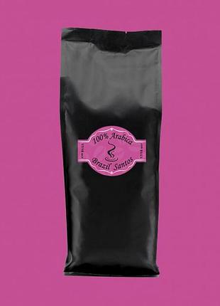 Кофе молотый arabica brazil santos 17/18 scr 1000г. бесплатная доставка от 1кг!