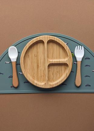 Силиконовый коврик для кормления ребенка