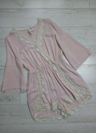 Комбез шорти з мереживною обробкою р. 10-12